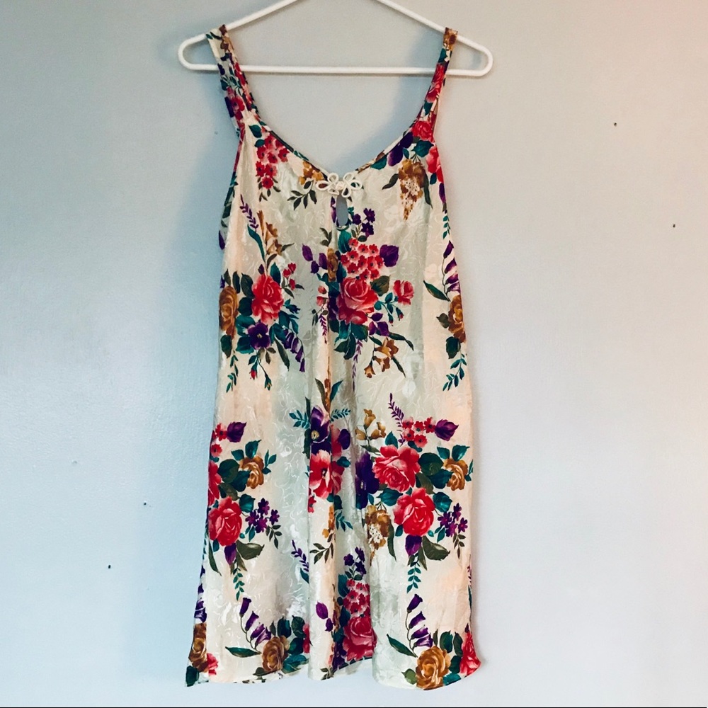 FLORAL NIGHT GOWN soft fancy cute flowers colorful